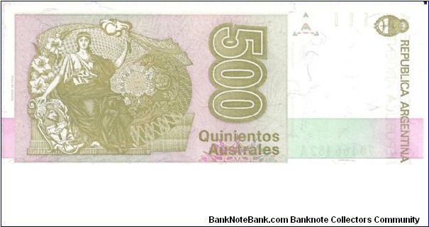 Banknote from Argentina year 1988