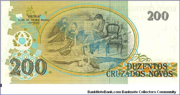 Banknote from Brazil year 1990