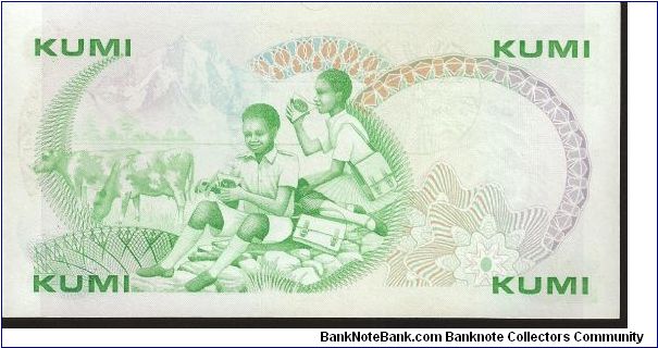 Banknote from Kenya year 1985