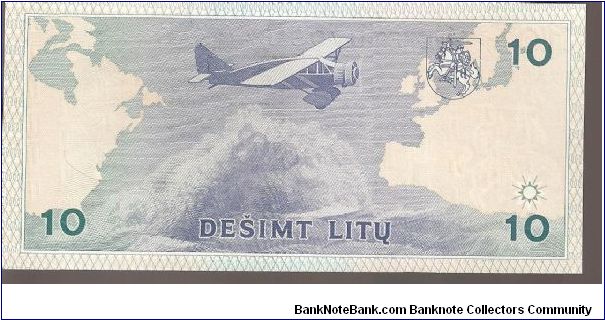 Banknote from Lithuania year 1993