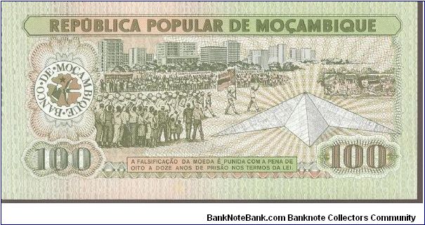 Banknote from Mozambique year 1980