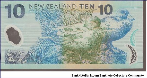 Banknote from New Zealand year 1999