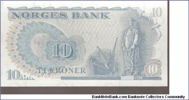 Banknote from Norway year 1977