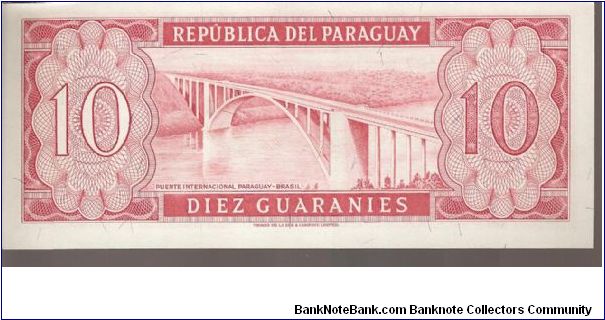 Banknote from Paraguay year 1952