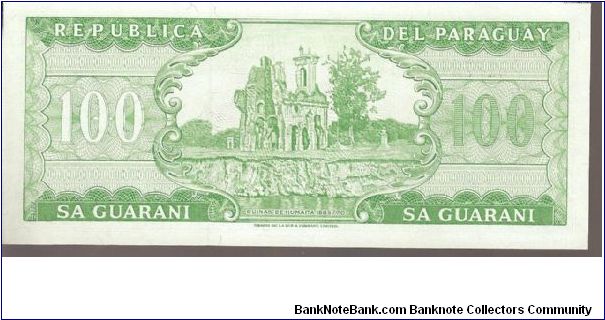 Banknote from Paraguay year 1982