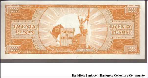 Banknote from Philippines year 1949