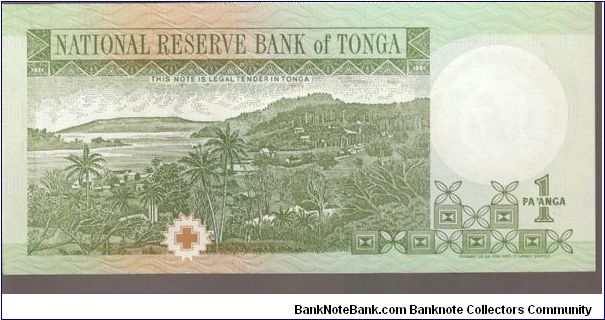 Banknote from Tonga year 1995