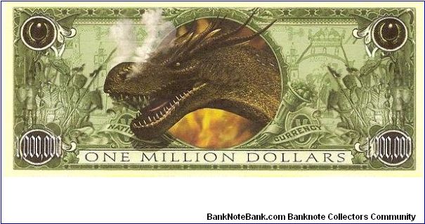 Banknote from Exonumia year 2002