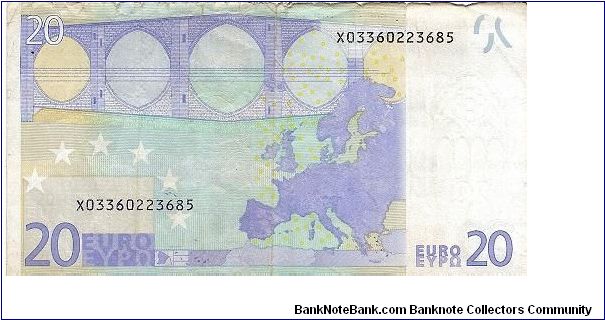 Banknote from Germany year 2002