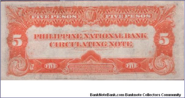 Banknote from Philippines year 1937