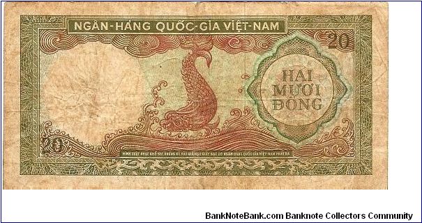 Banknote from Vietnam year 1964