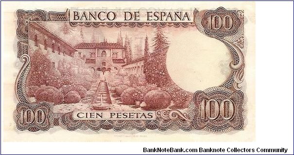 Banknote from Spain year 1970