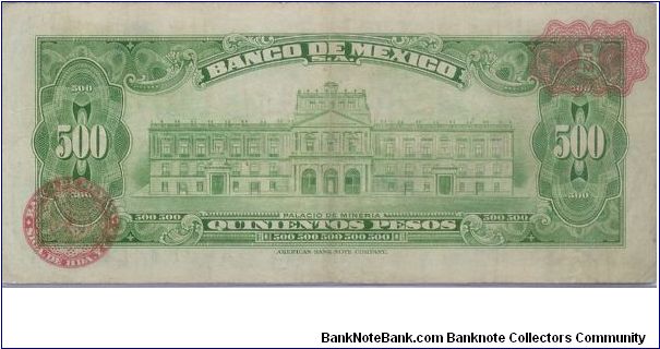 Banknote from Mexico year 1978