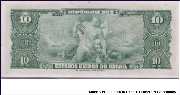 Banknote from Brazil year 1961