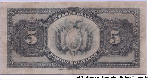 Banknote from Bolivia year 1911