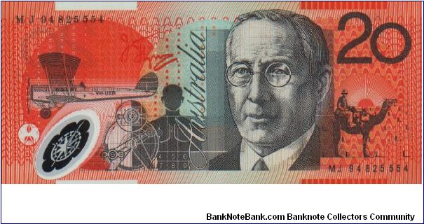 Banknote from Australia year 1993