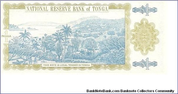 Banknote from Tonga year 1985