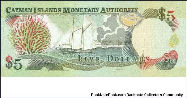 Banknote from Cayman Islands year 2001