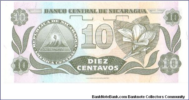 Banknote from Nicaragua year 1991