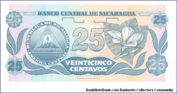 Banknote from Nicaragua year 1991