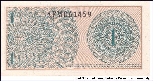 Banknote from Indonesia year 1964