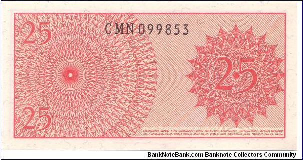 Banknote from Indonesia year 1964