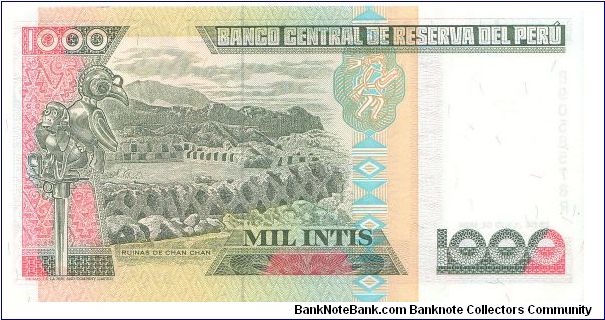 Banknote from Peru year 1988