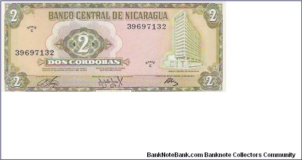 SERIE C
2 CORDOBAS

39697132

P # 121A Banknote