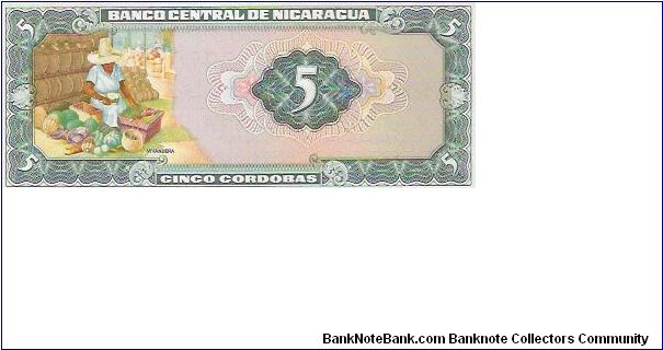 Banknote from Nicaragua year 1972