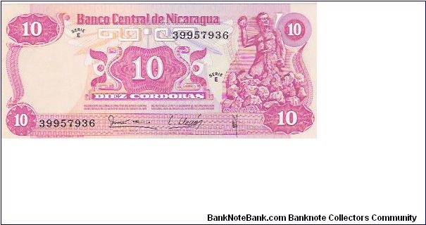 SERIE E

10 CORDOBAS

39957936

P # 134 Banknote
