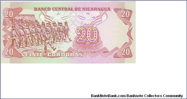 Banknote from Nicaragua year 1979