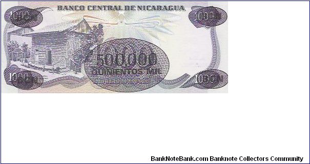 Banknote from Nicaragua year 1985