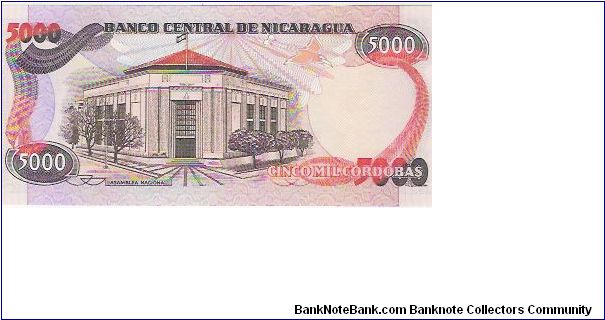 Banknote from Nicaragua year 1985