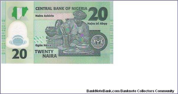 Banknote from Nigeria year 2007