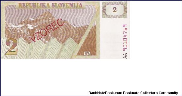 VZOREC

2 TOLAJEV

AA 90104769

P # 2S1 Banknote