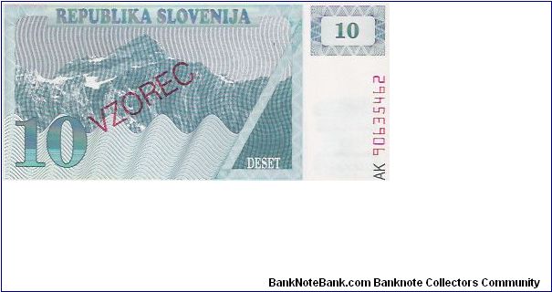 VZOREC

10 TOLARJEV

AK 90635462

P # 4S1 Banknote