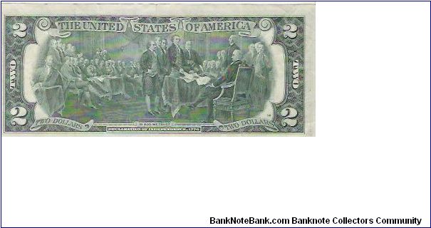 Banknote from USA year 1976