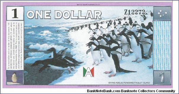 ANTARCTICA

ONE DOLLAR

Z 12272 Banknote
