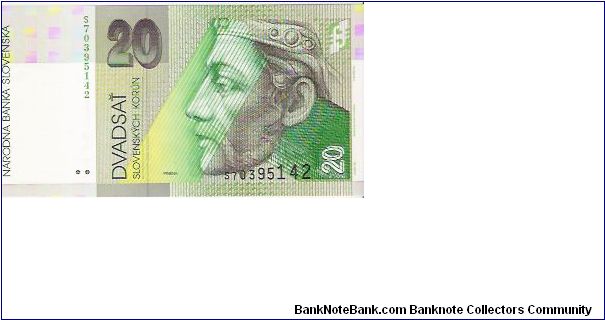 20 KORUN

S70395142

NEW 2004 ISSUE Banknote