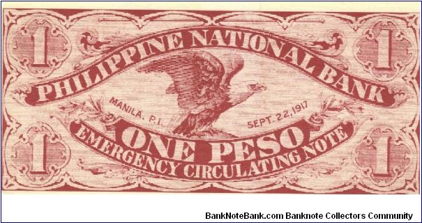 Banknote from Philippines year 1917