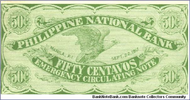 Banknote from Philippines year 1917