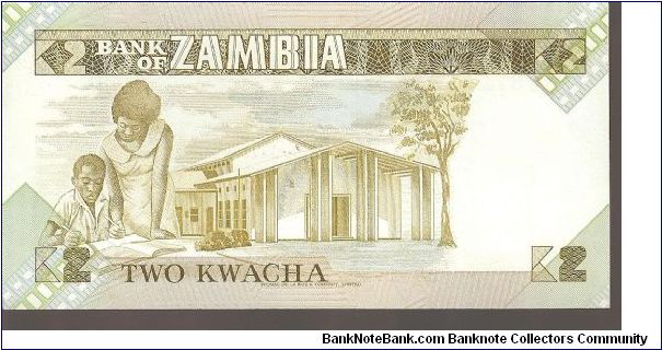 Banknote from Zambia year 1988