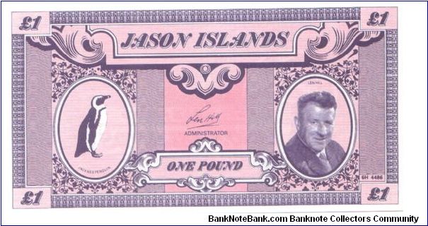 1979 JASON ISLANDS 1 POUND

*NOTES VALID ONLY TILL DECEMBER 31, 1979* Banknote