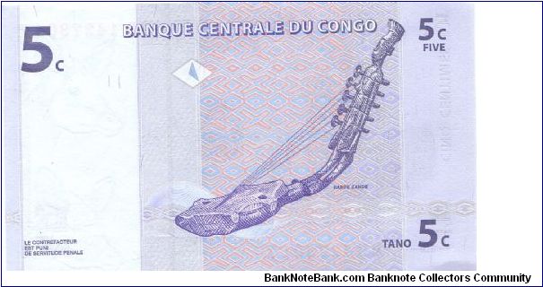 Banknote from Congo year 1997