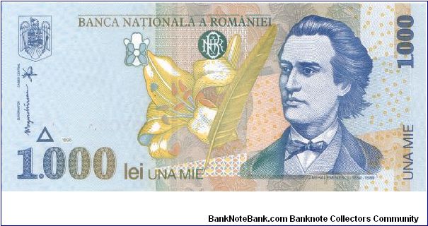 1998 BANCA NATIONAL A ROMANIEI 1000 LEI

P106 Banknote