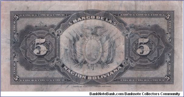 Banknote from Bolivia year 1911