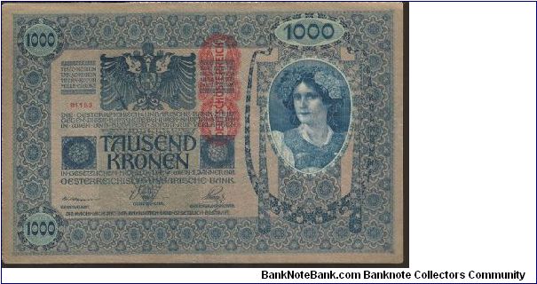 P59 1000 Kronen Banknote