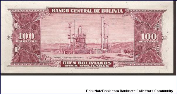 Banknote from Bolivia year 1945