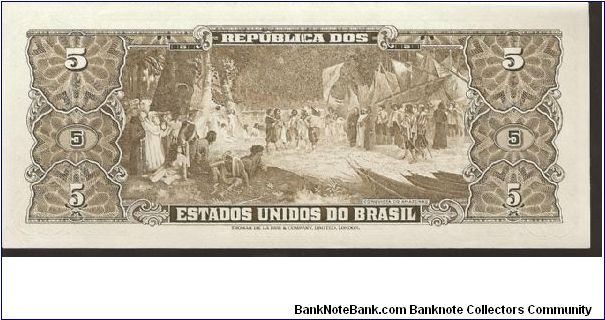 Banknote from Brazil year 1953