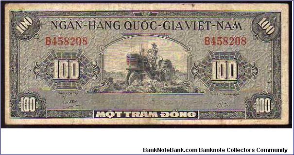 (Vietnam - South)

100 Dong
Pk 8 Banknote